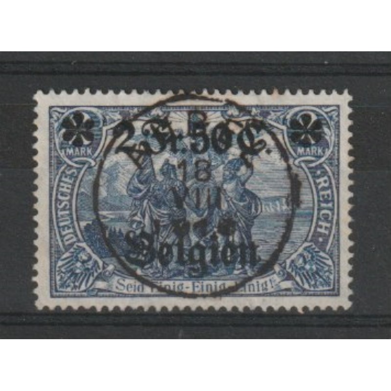 1914 - German Occupation in Belgium - COB OC9 - SCOTT N9