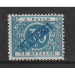 1919 - Postage Due - COB TX15A** - SCOTT 15 - Surcharged "VERVIERS1" - MNH