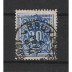 1870 - Postage Due - COB TX2Aa - SCOTT J2 - Aniline color- Shade intense ultramarine