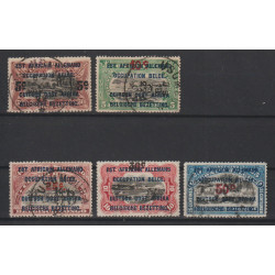 1922 - Ruanda-Urundi - COB 45/9 - Overprinted and Surcharged