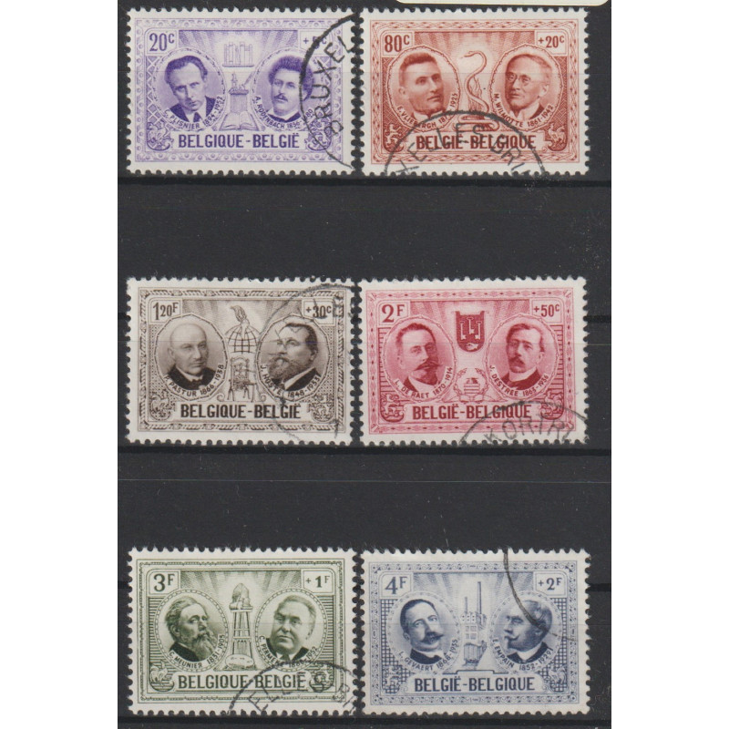 1957 - COB 1013/8 - SCOTT B599/604