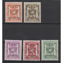 1950 - COB PRE599/603** -...