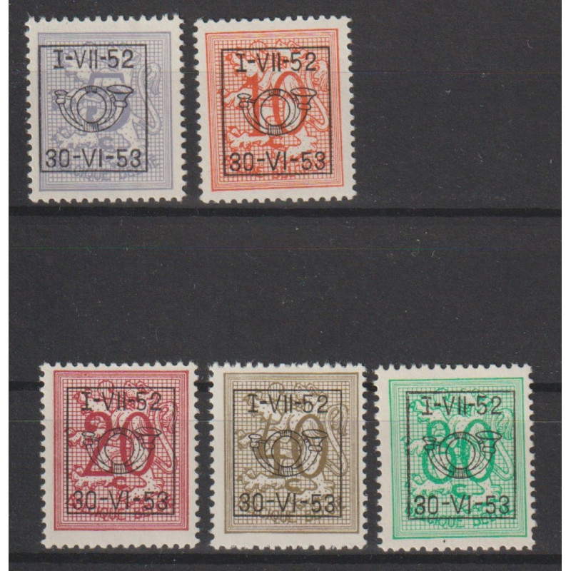 1952 - COB PRE625/9** - 43 - MNH