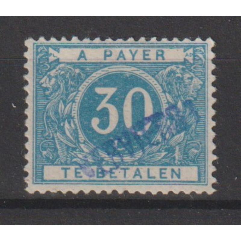 1919 - Postage Due - COB TX15A* - SCOTT J15 - Surcharged "VERVIERS1" - MH