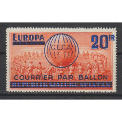 1962 - Erinnophilie - COB E87** - EUROPA - BALLOON - MNH