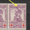 1914 - COB 126/8** - SCOTT B28/30 - Block of 4 - With 2 varieties - MNH