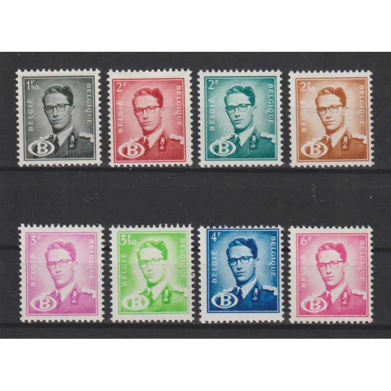 1954 - Official - COB S57/63** - SCOTT O56/63 - MNH