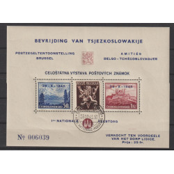 1945 - Erinnophilie - COB E51** - Dutch text - LIBERATION OF CZECHOSLOVAKIA - MNH