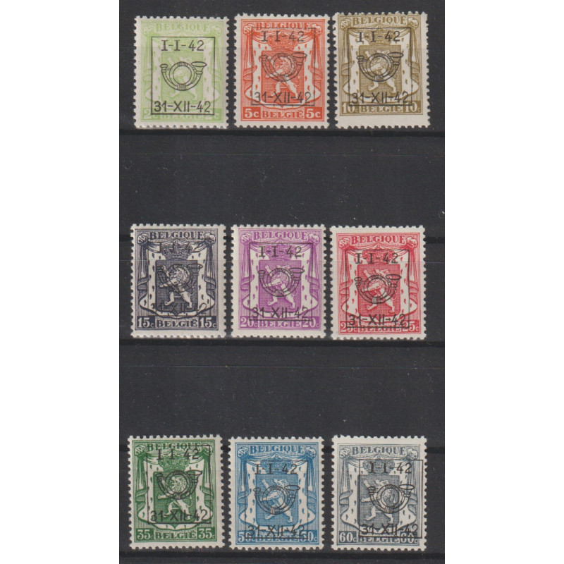 1941 - COB PRE475/83** - 22 - MNH