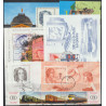 2001 - Year set - 56 stamps + 6 sheets - Used