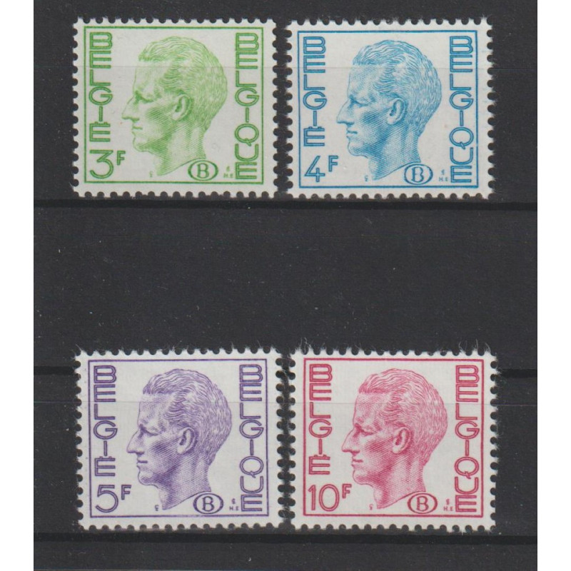 1974 - Official - COB S68/71** - SCOTT O75/6 + O78 + O83 - MNH