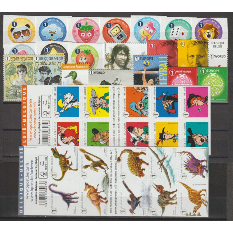 2015** - Year set - 41 stamps - Sale price is below face value - MNH