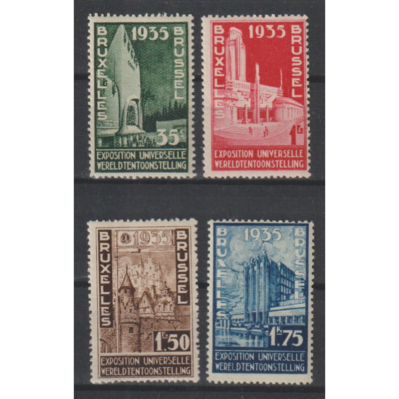 1934 - COB 386/9** - Scott 258/61 - MNH