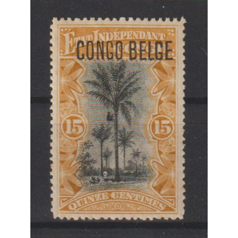 1909 - Congo - COB 42* - SCOTT 33 - Overprinted CONGO BELGE - MH