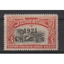 1921 - Congo - COB 92* -...