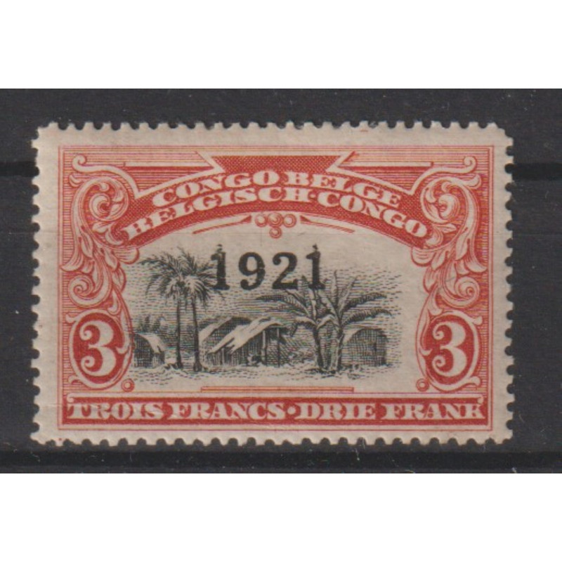 1921 - Congo - COB 92* - SCOTT 71 - MH