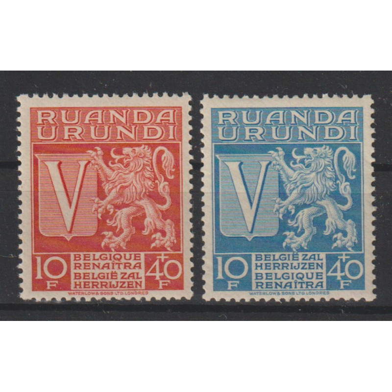 1942 - Ruanda-Urundi - COB 148/9** - MNH