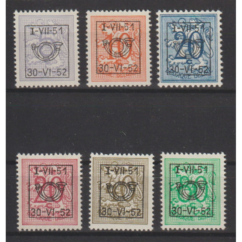 1951 - COB PRE614/9** - 41 - MNH