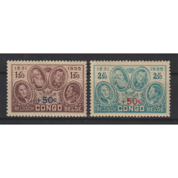1936 - CONGO - COB 192/3**...