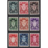 1945 - COB 716/24** - Scott B408/16 - MNH