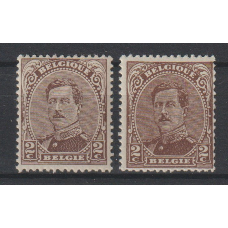 1915 - COB 136 + a** - SCOTT 109 - The 2 different shades - MNH