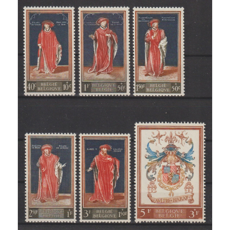 1959 - COB 1102/7** - SCOTT B647/52 - MNH