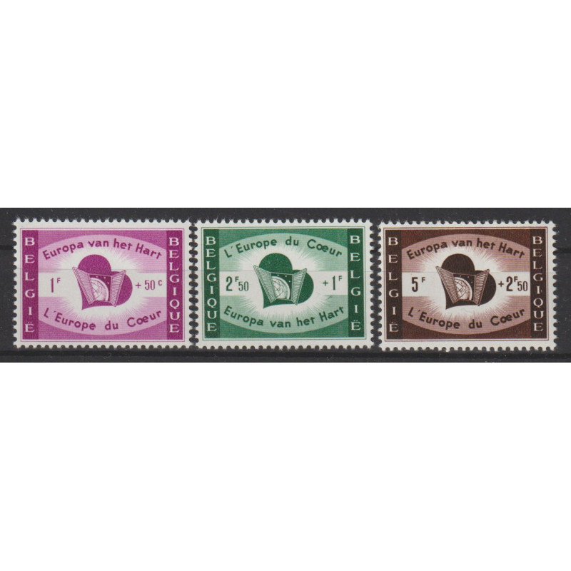 1959 - COB 1090/2** - SCOTT B638/40 - MNH