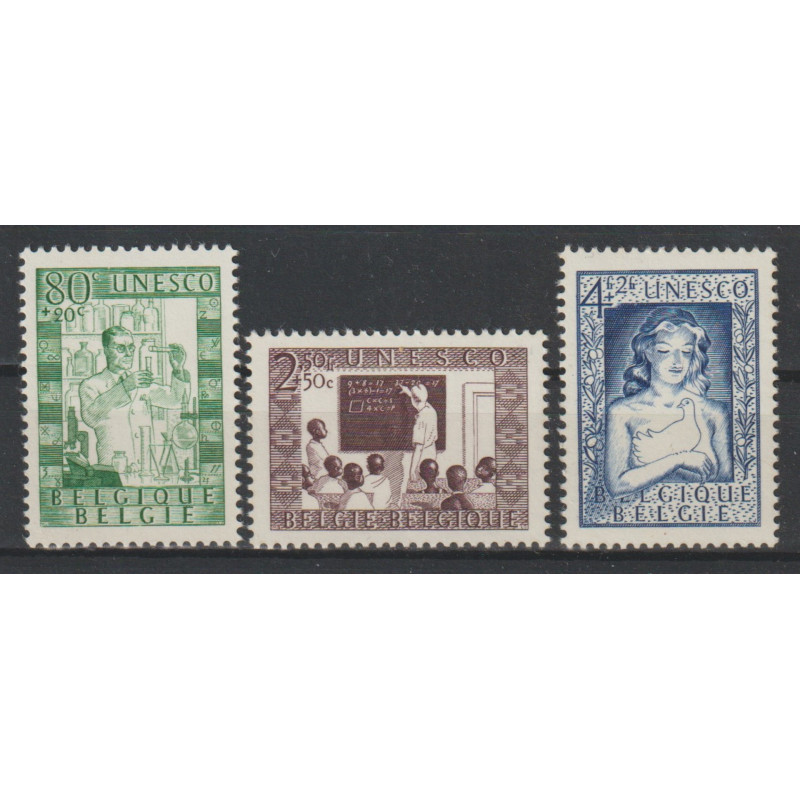 1951 - COB 842/4** - SCOTT B492/4 - MNH