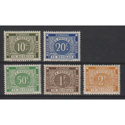 1943 - CONGO - Postage Due...