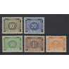 1943 - CONGO - Postage Due - COB TX73A/7A** - Perforation 14 x 14 1/2 - MNH