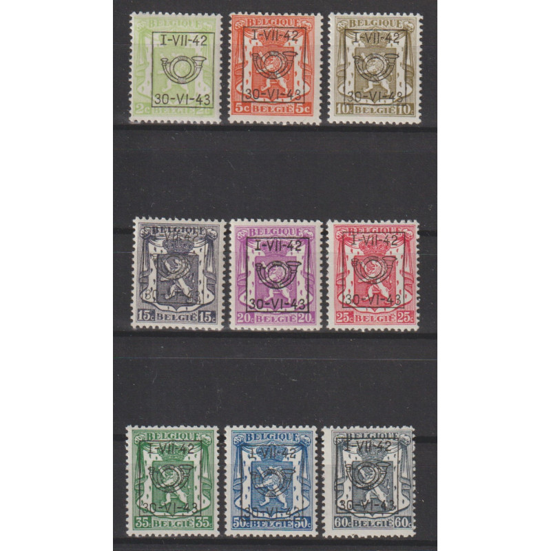 1942 - COB PRE484/92** - 23 - MNH