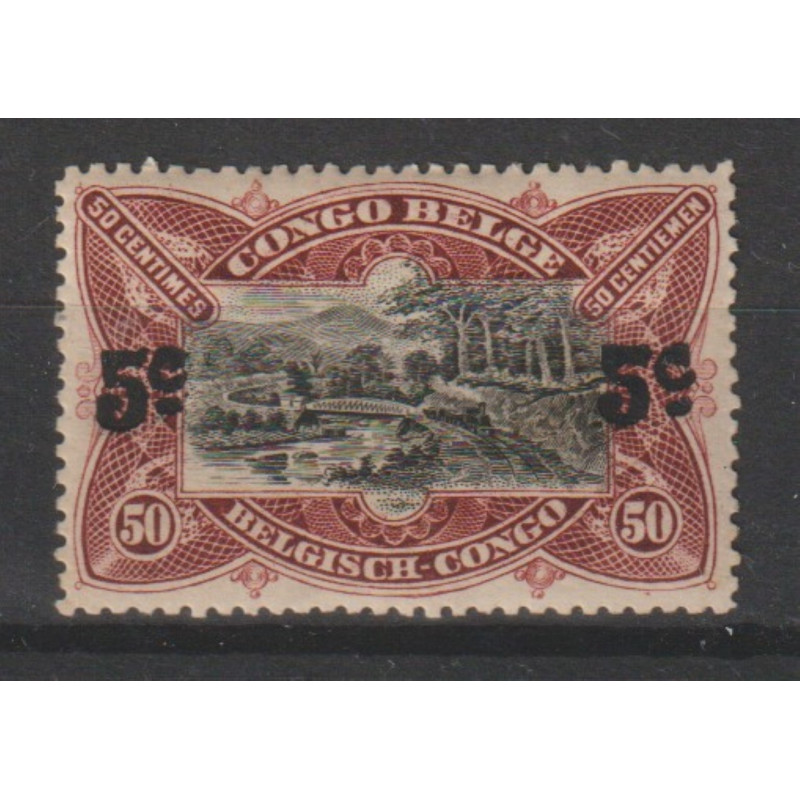 1922 - Congo - COB 95* - SCOTT 74 - MH