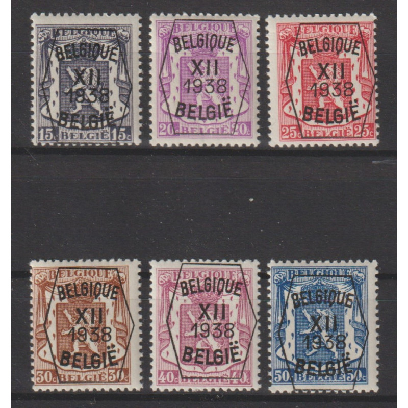 1938 - COB PRE399/404** - 12 - MNH