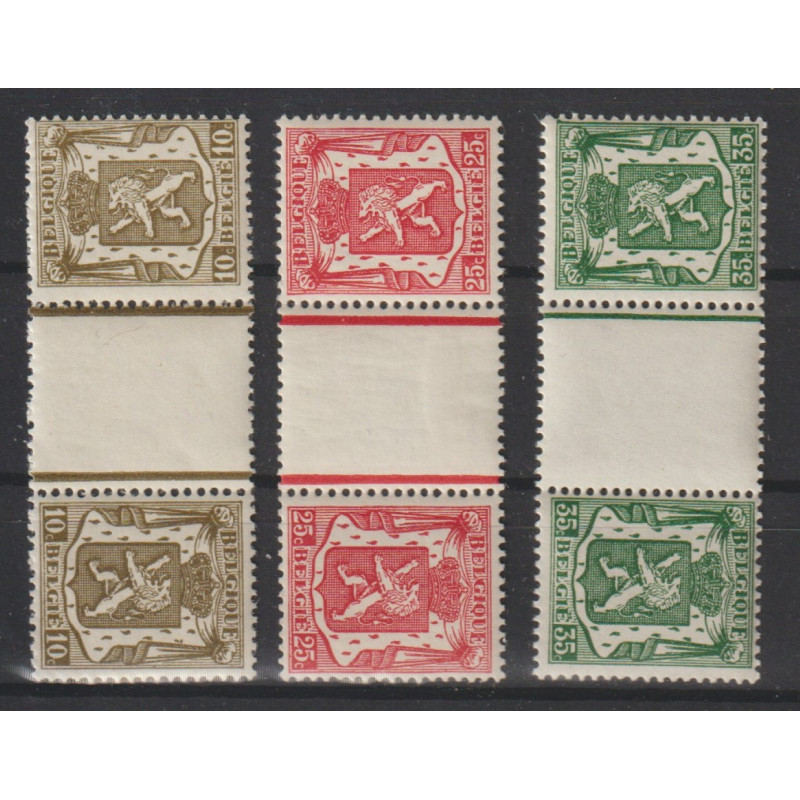 1936/7 - Tête-bêche - COB KT17/9** - MNH