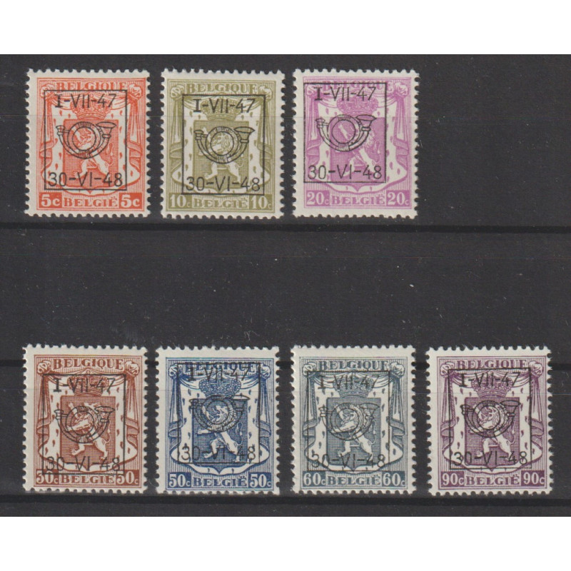 1947 - COB PRE567/73** - 33 - MNH