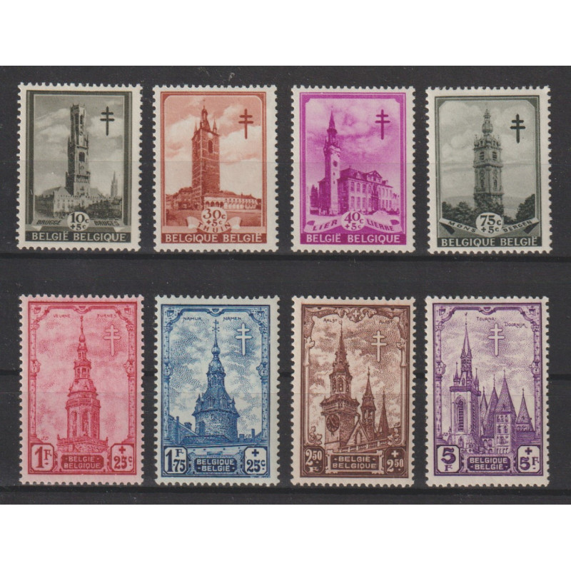 1939 - COB 519/26** - SCOTT B256/63 - MNH
