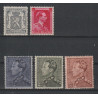 1939 - COB 527/31** - SCOTT 276 + 297 + 299/300 + 311 - MNH