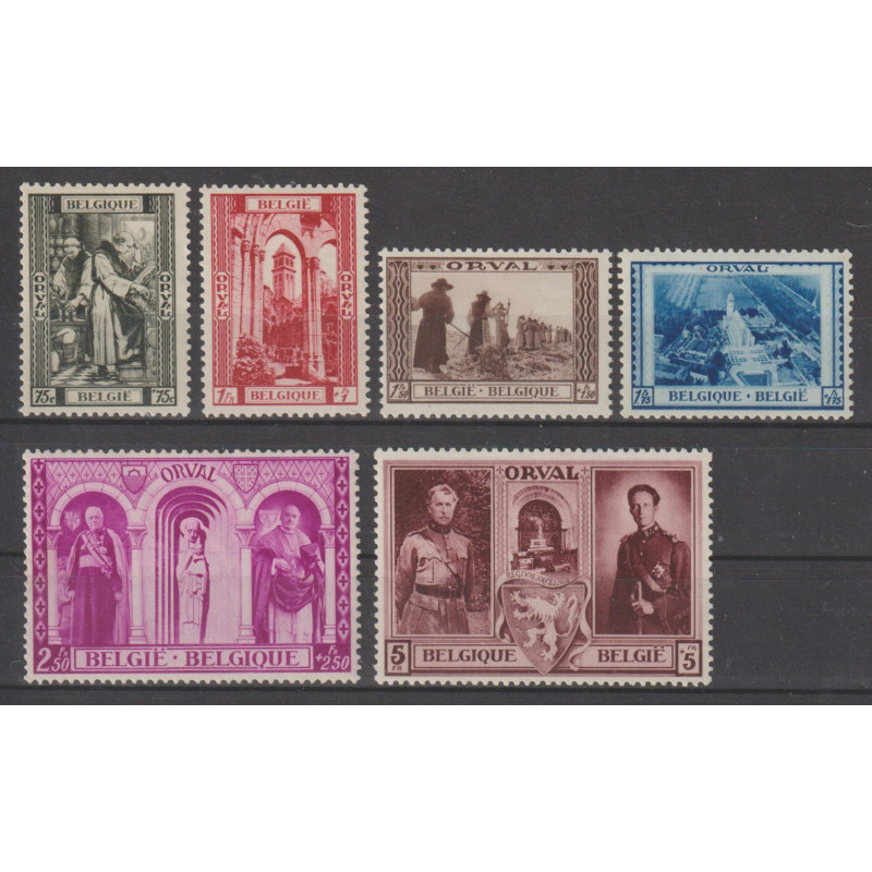 1939 - COB 513/8* - SCOTT B250/5 - ORVAL - MH