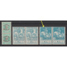 1926 - COB 237/9** x 2 - Scott B56/8 - With variety - MNH