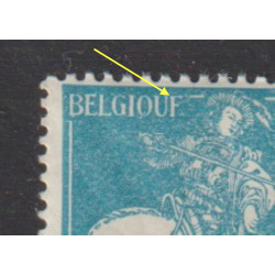 1926 - COB 237/9** x 2 - Scott B56/8 - With variety - MNH