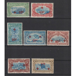 1918 - CONGO - COB 72/78**...