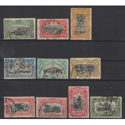 1910 - Congo - COB 54/63 -...