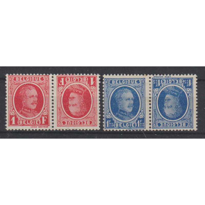 1922 - Tête-Bêche - COB KP1/2* - MH