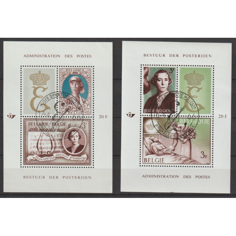 1966 - COB BL40/1 - Scott B789/90 - Queen Elisabeth