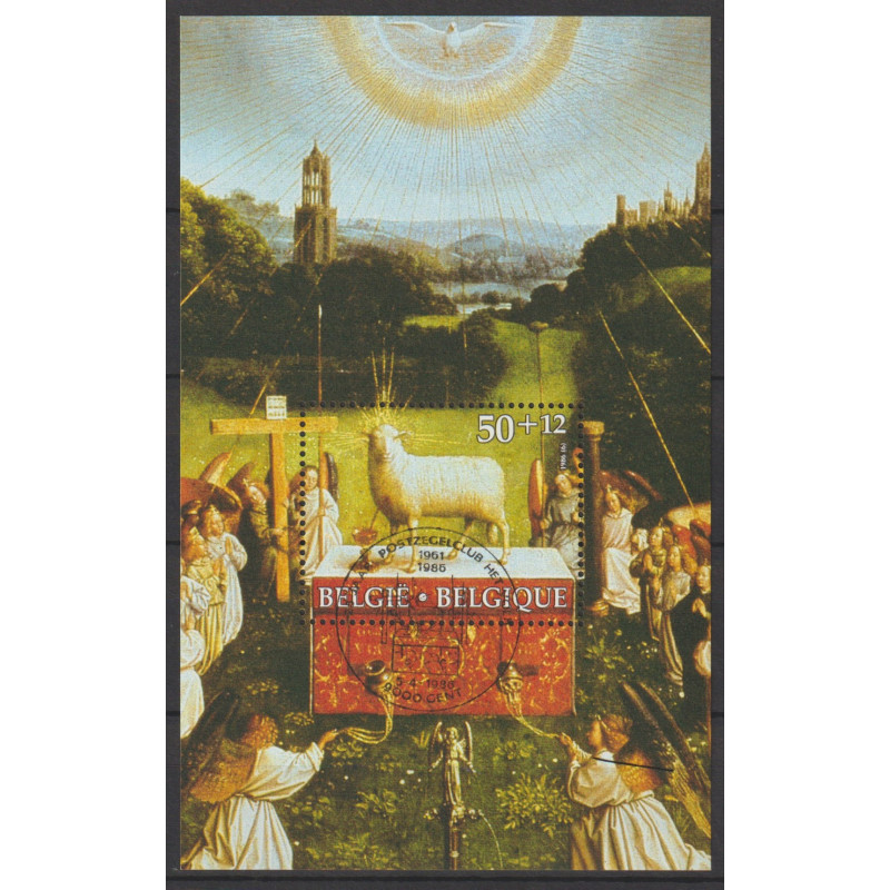 1986 - COB BL62 - SCOTT B1051 - Painting by H. van Eyck