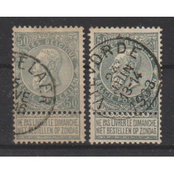 1893/1900 - COB 63 + 63a -...