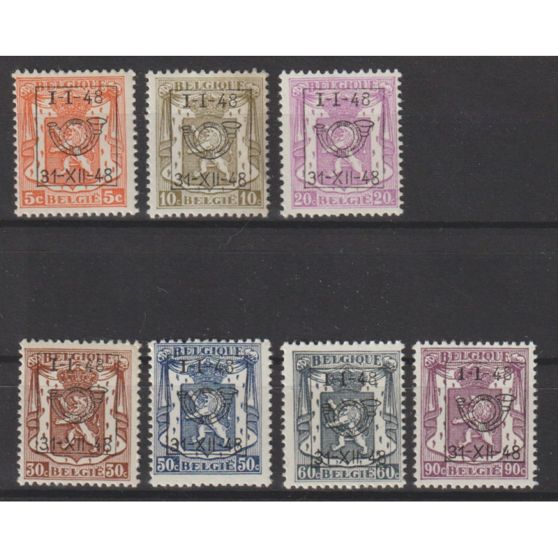 1948 - COB PRE574/80** - 34 - MNH