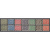 1945 - Postage Due - COB TX49/55A** - SCOTT J40/53 - MNH