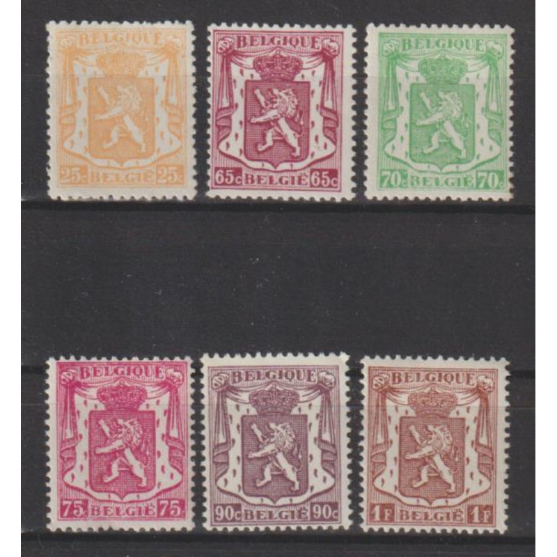 1945 - COB 710/5** - Scott 271 + 277/9 + 281/2 - MNH