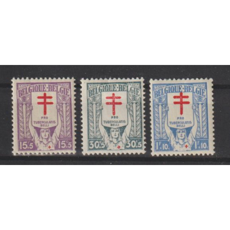 1925 - COB 234/6** - Scott B53/5 - MNH